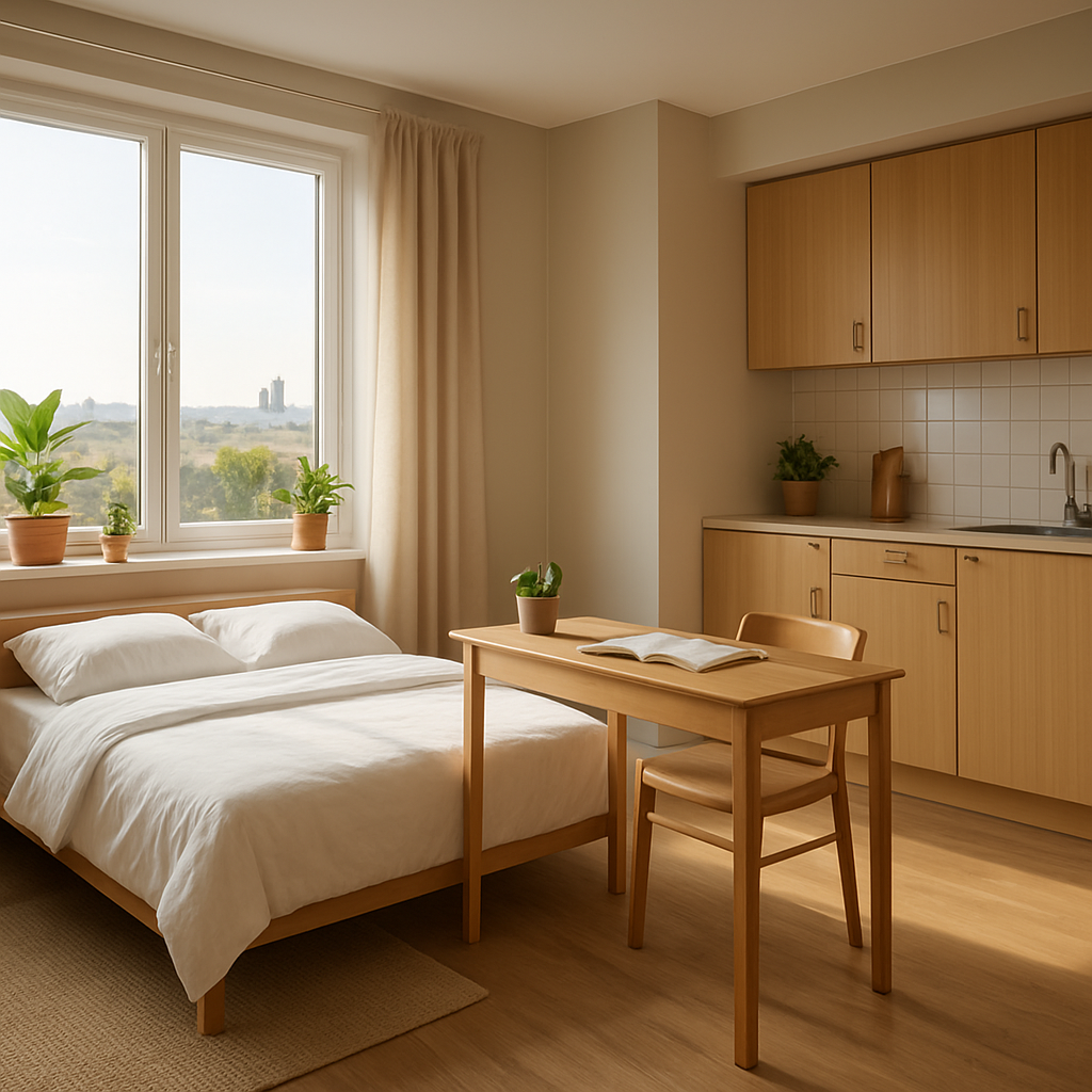 Studio apartment, Manchester